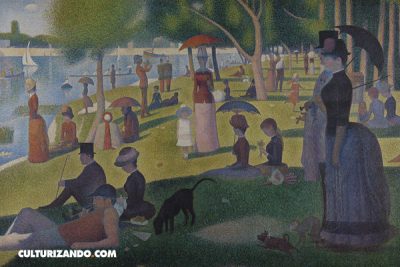 Georges Pierre Seurat - Tarde de domingo en la isla de la Grande Jatte