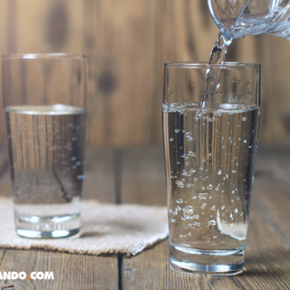 ¿Vaso de agua o vaso con agua?