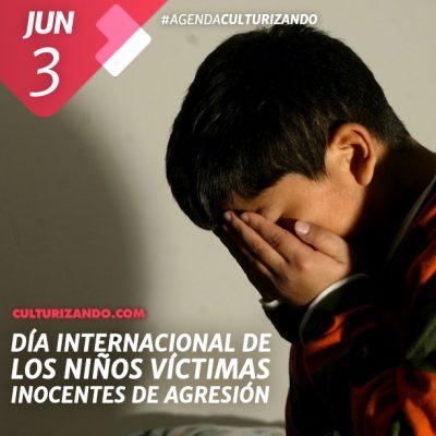 Día internacional de los niños víctimas inocentes de agresión.