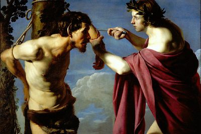 La trágica historia de Marsias, el músico que sufrió la ira del dios Apolo