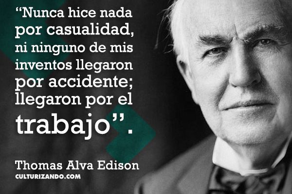 Grandes frases de Thomas Alva Edison