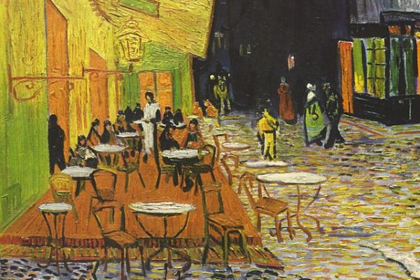 Terraza De Café Por La Noche De Vincent Van Gogh