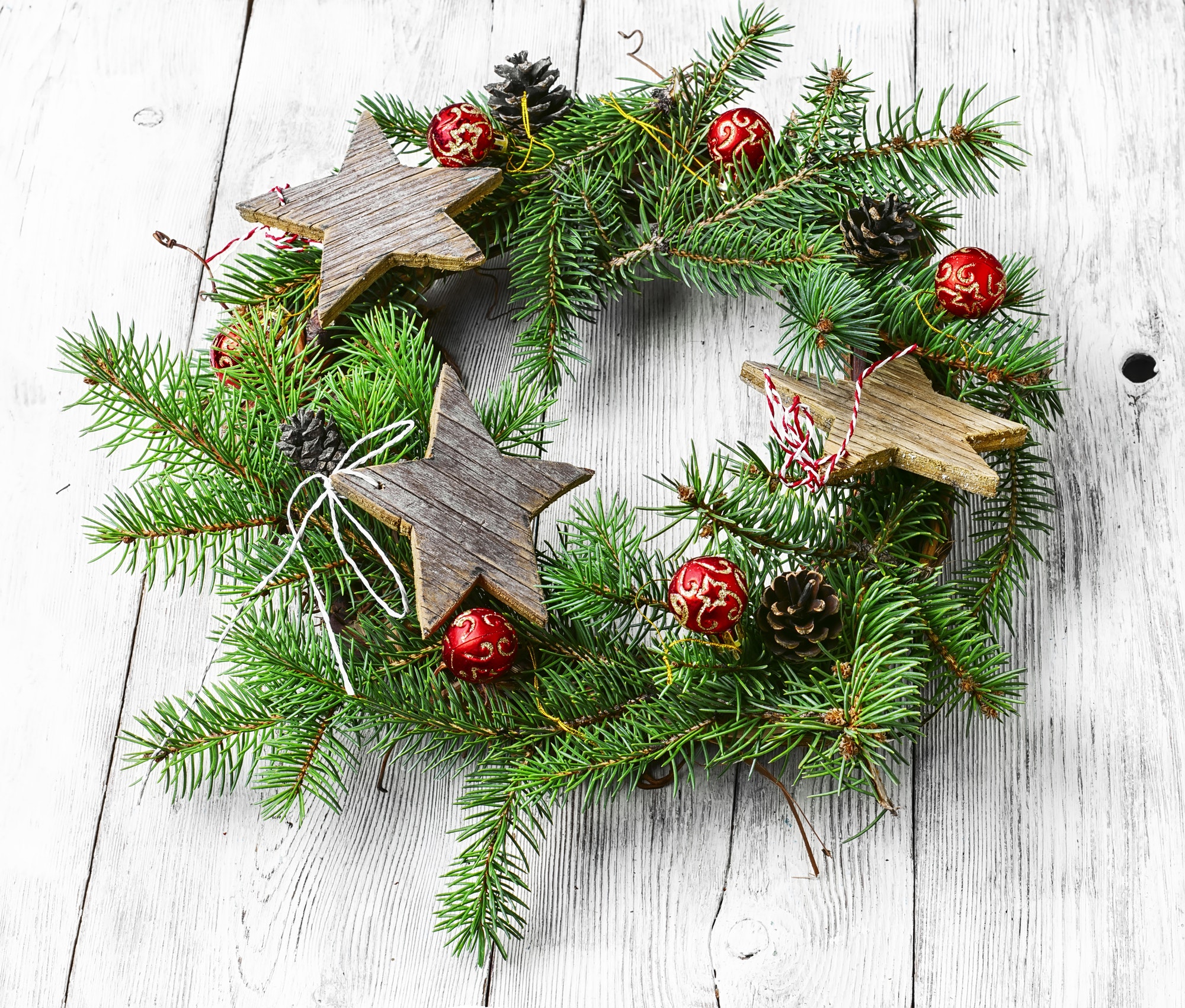 Symbolic Christmas wreath