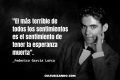 Lo mejor de Federico García Lorca (+Frases)