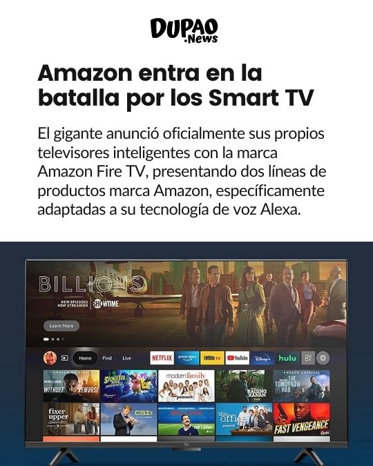 Amazon entra en la batalla por los Smart TV