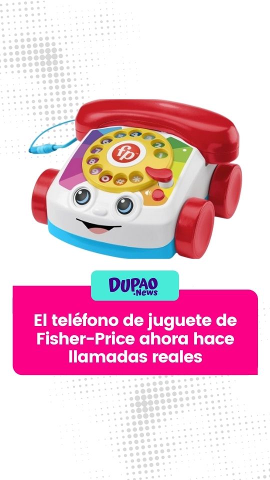 El famoso teléfono de juguete de Fisher-Price ahora hace llamadas reales