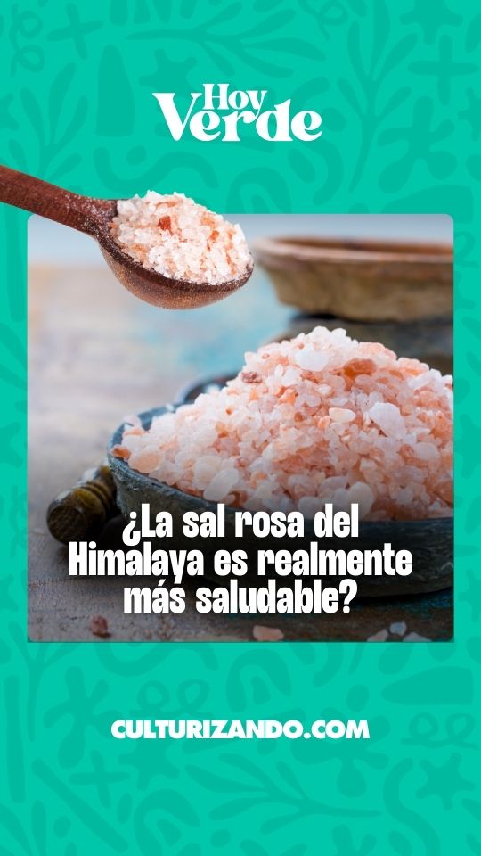 ¿La sal rosa del Himalaya es realmente más saludable?