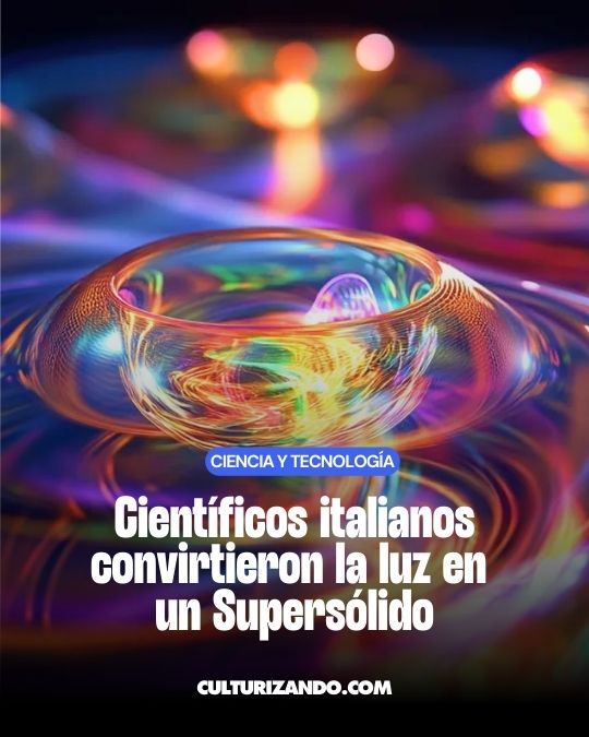 Científicos han convertido la luz en un Supersólido