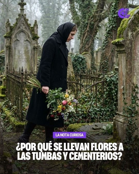 ¿Por qué se llevan flores a los cementerios?