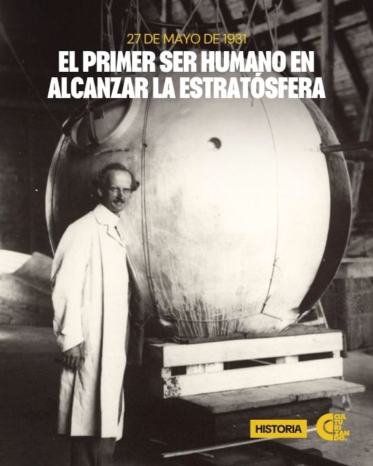 El primer hombre en alcanzar la estratósfera